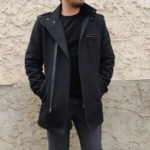 7 For All Mankind Wool Military Coat